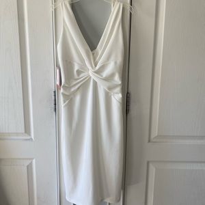 Anthropologie BHLDN Katie May Eva Cocktail Dress in the color Ivory